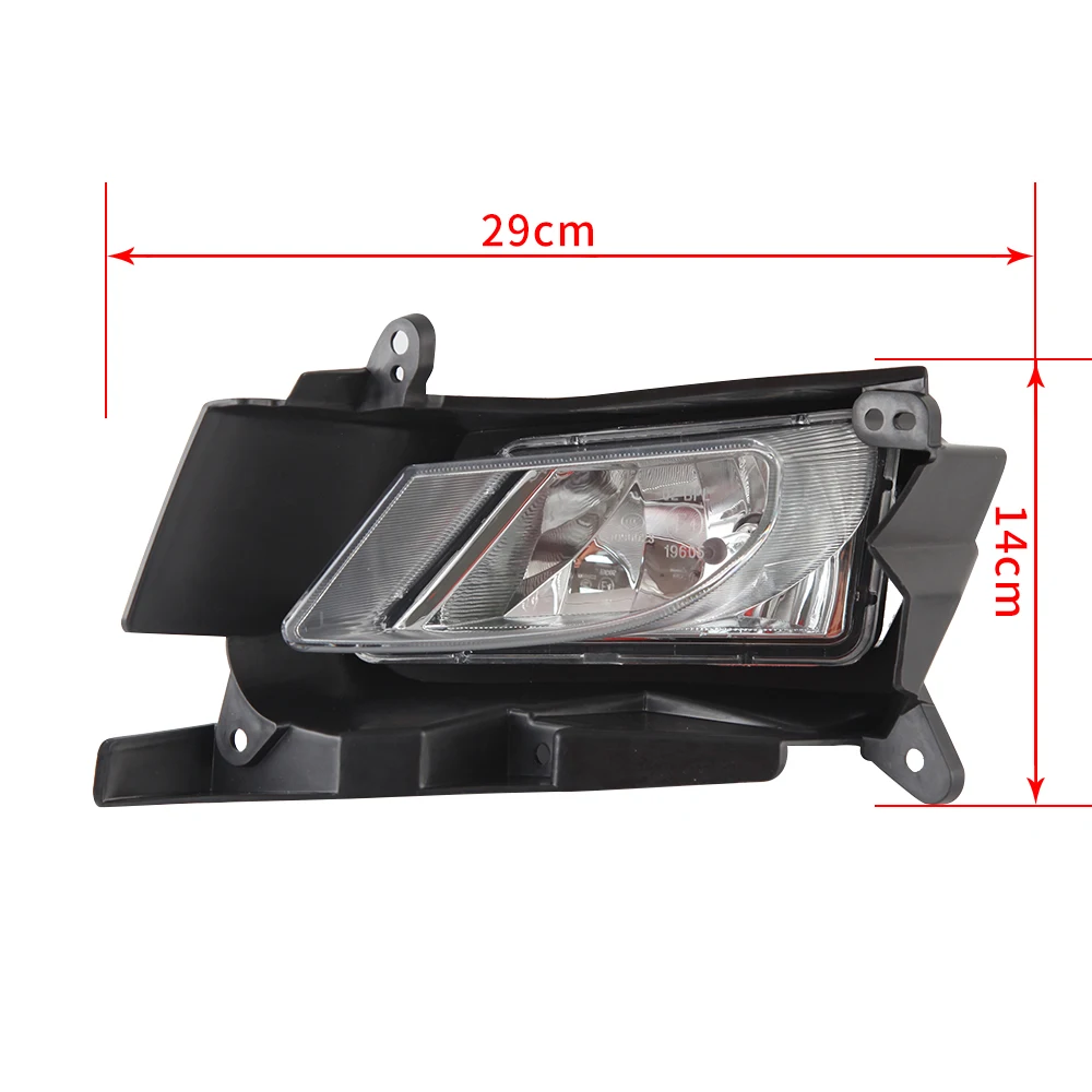 1 set front Bumper Fog Light Lamp+Wiring+Switch Kit For Mazda 3 2010-2013 Clear Lens foglight headlights