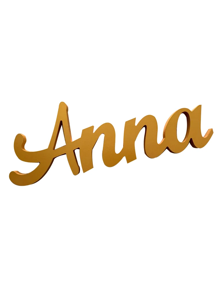 Signes de nom en bois personnalisés, décoration murale de nom d'enfants, lettres en bois, noms de mur