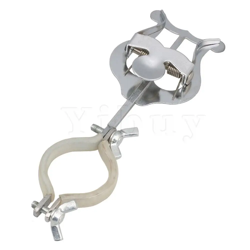 

Yibuy 5 x Silver Clarinet Clamp-On Holder Lyre Sheet Clips Holder Musical Part