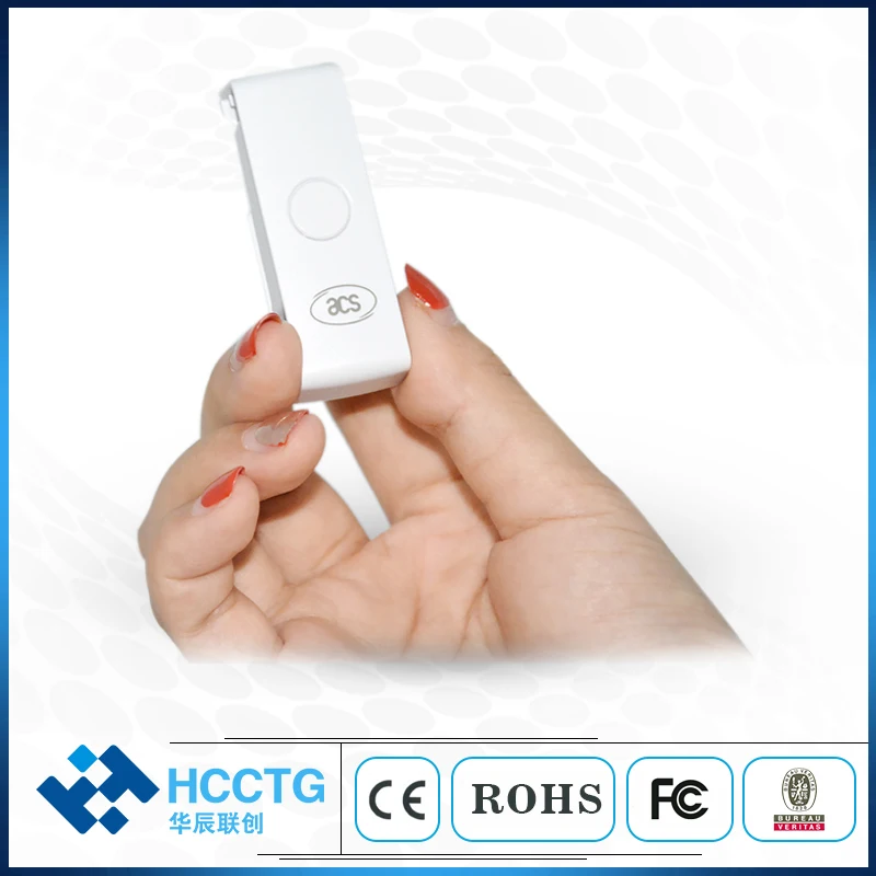 ACR39U-NF Pocket-mate Contact IC Chip Type C Smart Card Reader Support IOS7816 and Free SDK