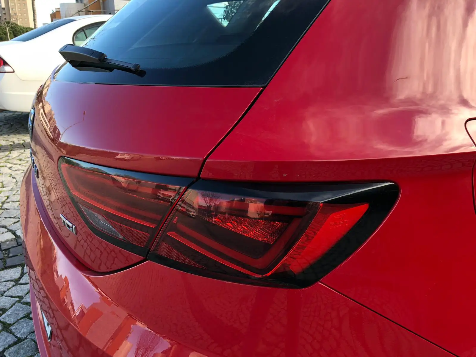 Rear Stop Headlight Frame Lamp Cover Protector Sticker For Leon MK3 2013-2019 Suitable Thick-Thin Matte Glossy Cut Easy Assembly Application Stylish Design Durable Strip Sticker Sheet