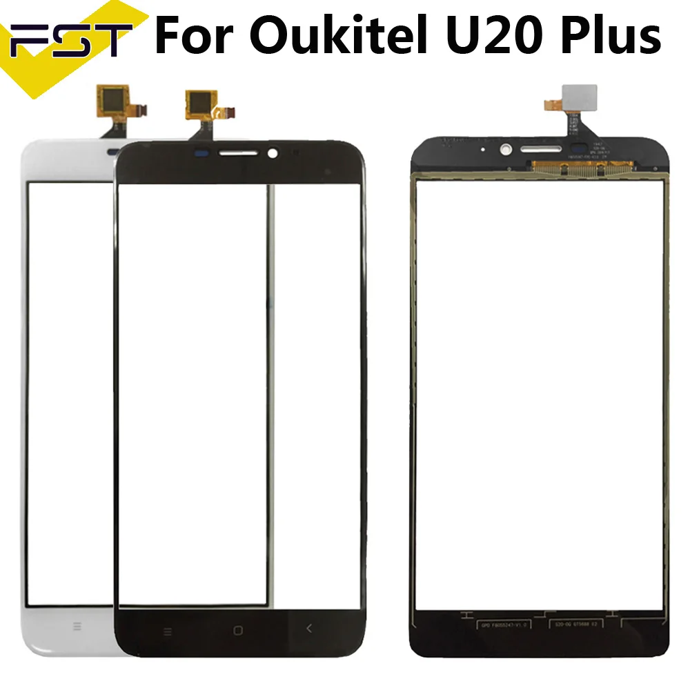 Mobile Phone Touchscreen For Oukitel u20 Plus Touch Screen Digitizer Touch Panel Sensor For U20 Plus Phone Repair +Free Tools