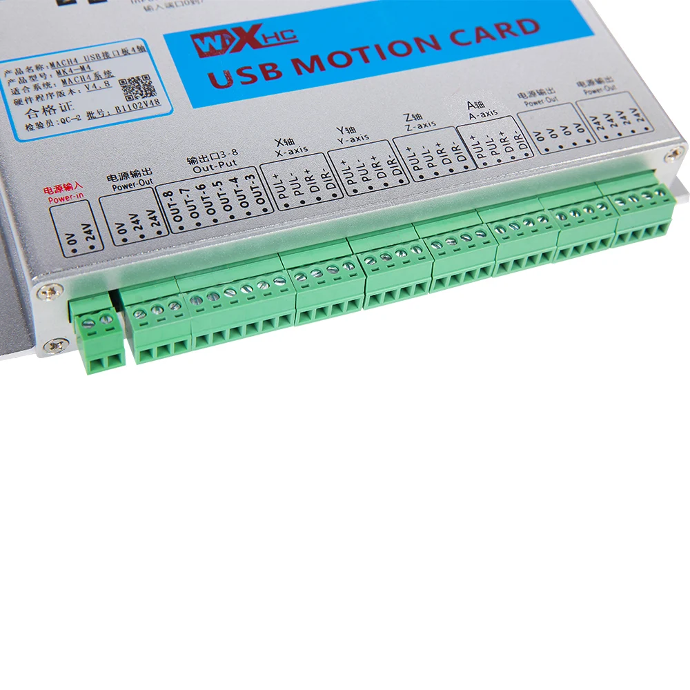 XH C6Axis USB Port Mach4 motion control card CNC breakout board 2000KHZ for Mach4 Hobby Version for CNC Milling Engraving Router