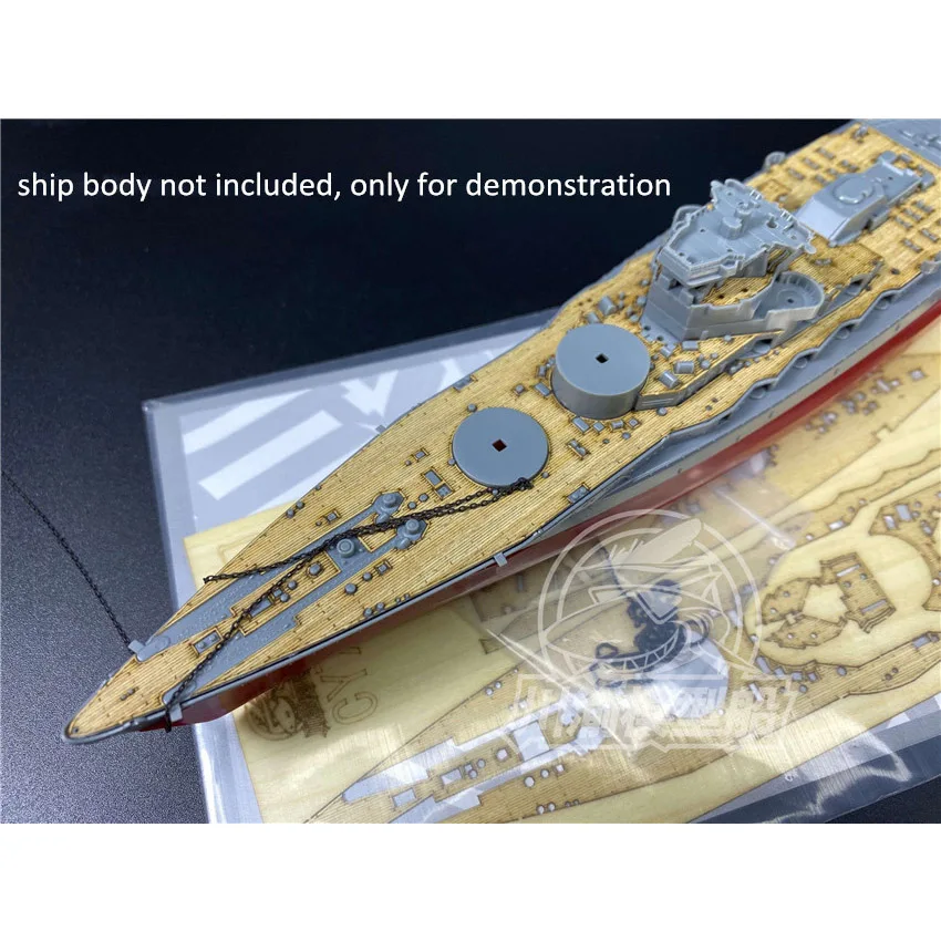 سطح خشبي بمقياس 1/700 لفوجيمي # 430645 IJN Nagato مجموعة نماذج سفينة حربية