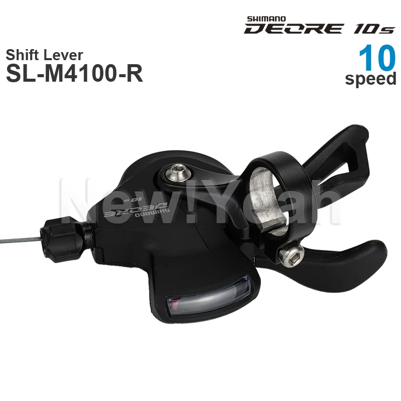 SHIMANO DEORE M4100 10 Speed Shifter SL-M4100-R  - Right Shift Lever - Clamp Band - 10-speed original parts