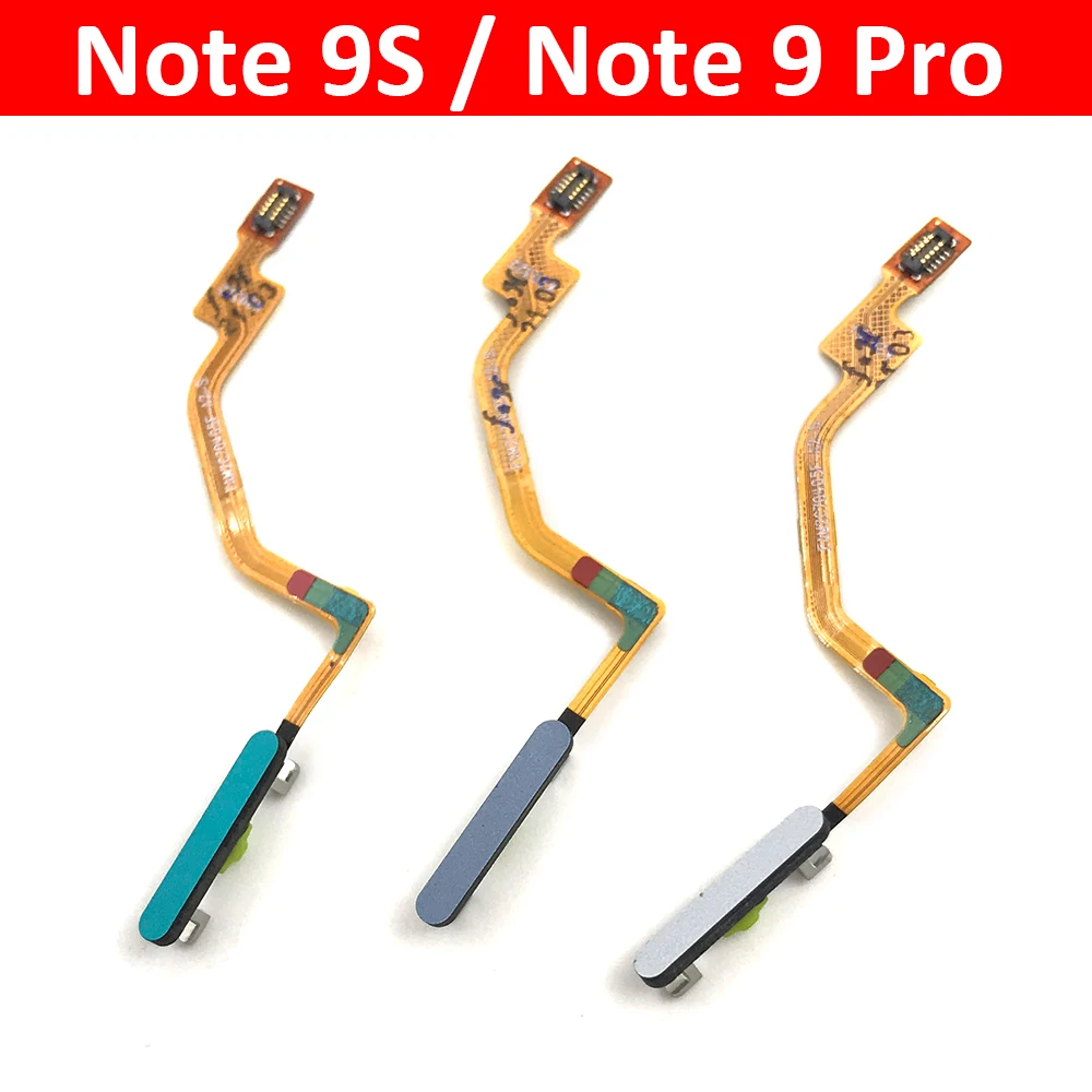 NEW Tested Fingerprint Sensor Scanner Touch ID Connecter Flex Cable For Xiaomi Poco X3 NFC X3 Pro / For Redmi Note 9S 9 Pro