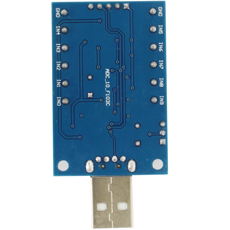 USB Interface 10 Channel 12-Bit ADC Data Acquisition STM32