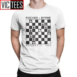 Men T-Shirt Chess Cotton Tees  King Queen 60s Board Game Horse Fan Player Dad T Shirts Crew Neck Sweatshirt 3D Printing