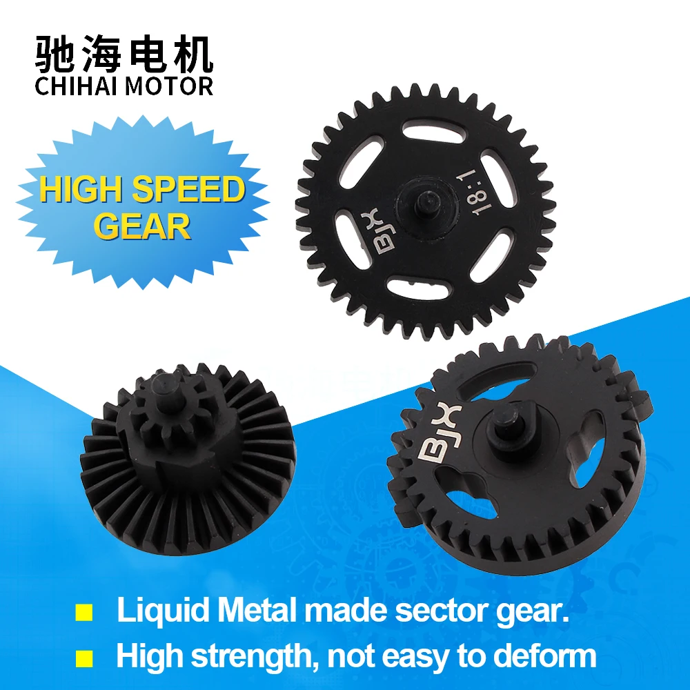 13/16/18 Competition Grade Light Weight Hot Steel Casting Hollow Gear Set for Ver2/3 AEG Gearbox Paintball Game Accessories