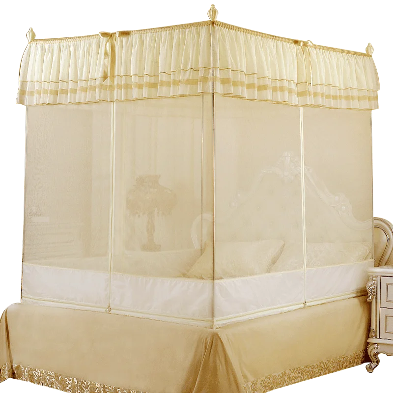 

Princess Child Anti-fall Yurt Mosquito Net Free 1.5m Sitting Bed Type 2 M Curtains Mosquito Repellent Tent Home Supplies