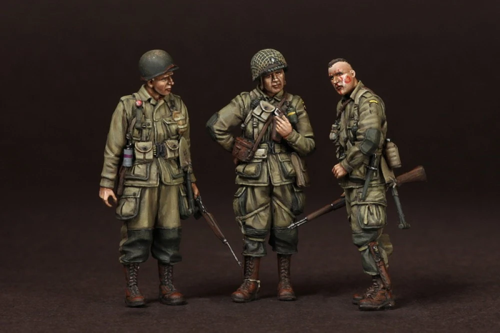 

1/35 фигурка модели из смолы GK ,3 фигурки, несобранный и Неокрашенный комплект