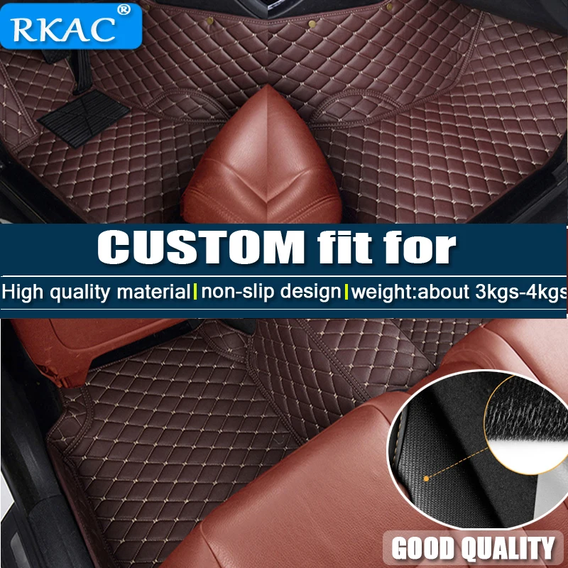 

Special make car floor mats for Audi A8 L A8L 3D foot case all weather car styling rugs custom perfect carpet liners waterproof