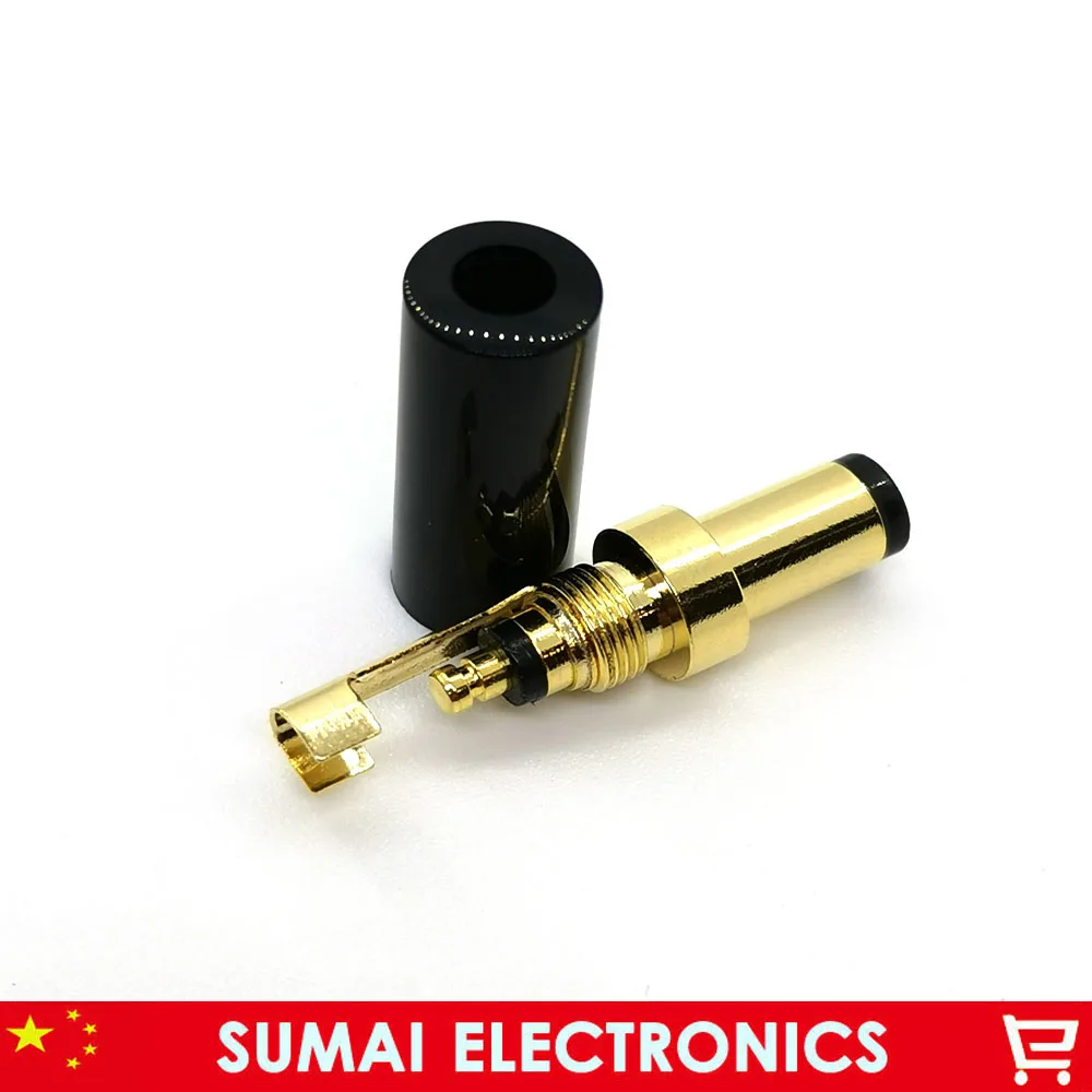 TaiWan Top Quality Gold/Nickel Plating Copper 1.35/1.7/2.1/2.5x9.5mm DC Power Male Plug Connector,DC Jack Plugs,Large Current