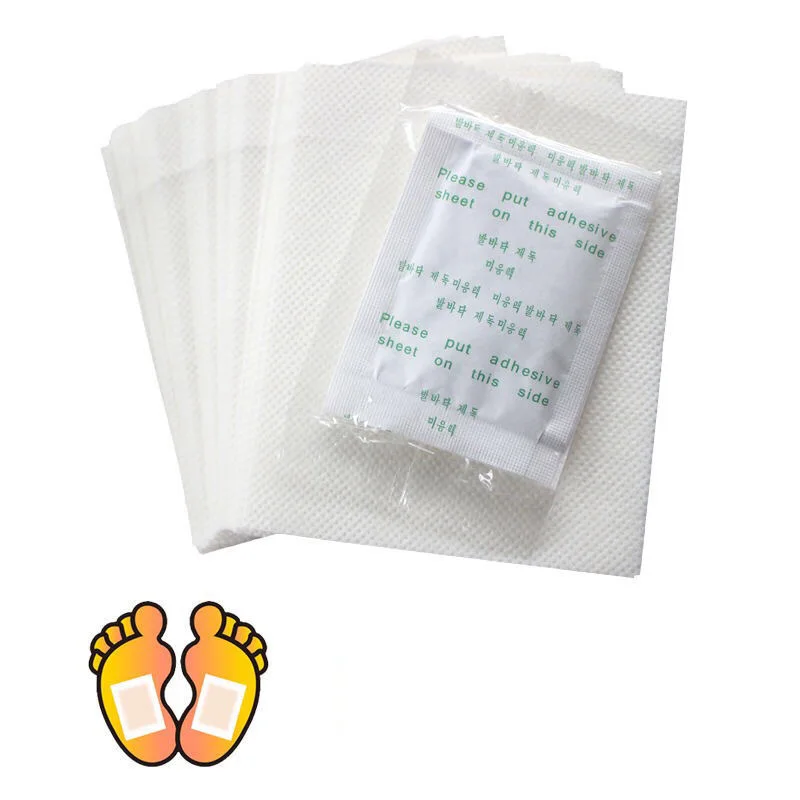 Detox Foot Patch Bamboo Pads With Adhersive Foot Care Tool Improve Sleep Slimming Foot sticker Health Care Weight Loss Care Tool