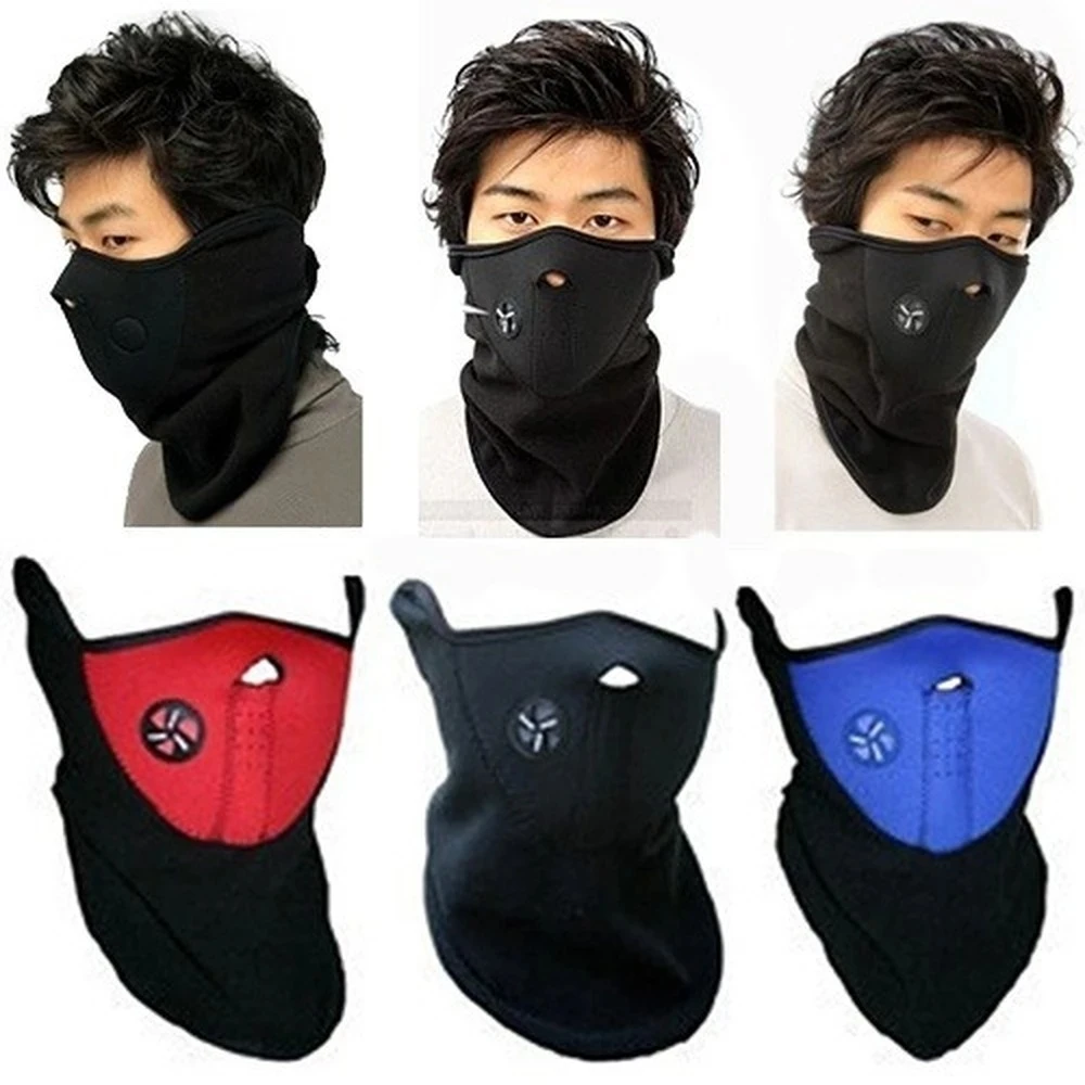 Outdoor Cycling Mask Unisex Motorcycle Bicycle Scarf Warm Neck Warm Mask Waterproof Ski Mask Helmet Mountain Driving Accessories