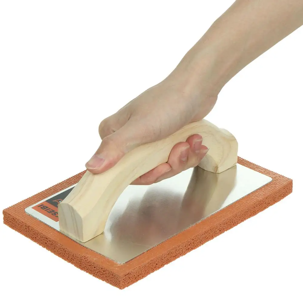 210*140*15mm PRO Plastering Sponge Float Trowel Plasterers Foam Grey Rubber