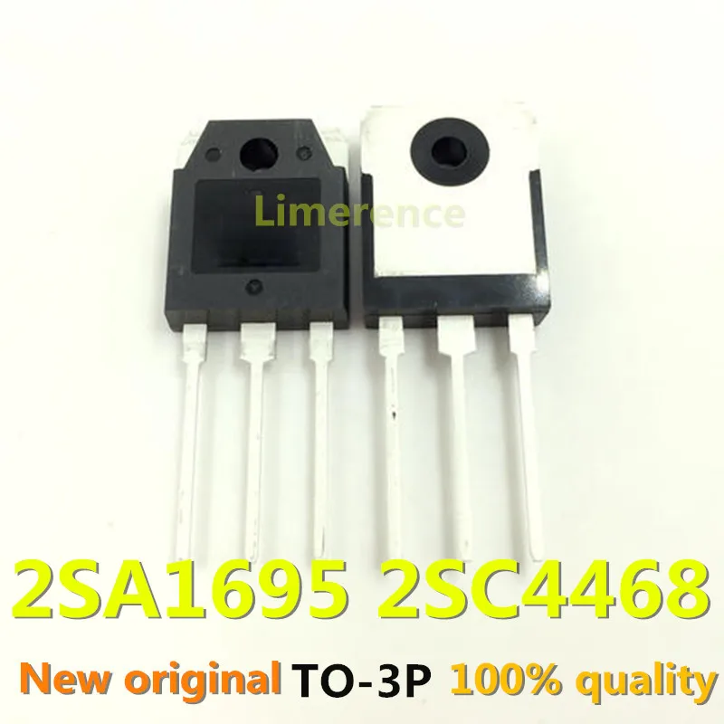 100% original 4PCS 2pair 2SA1695 2SC4468 TO3P A1695 C4468 TO-3P new and original IC Chipset