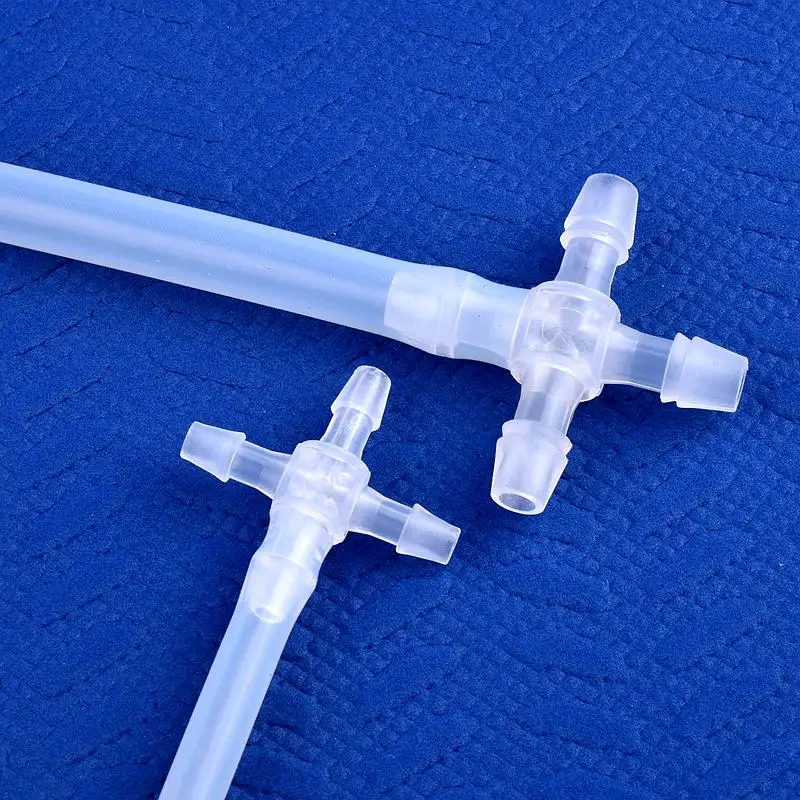 5 ~ 200Pcs 2.4 ~ 12.7Mm Plastic Cross Connectors Tuin Irrigatie Gelijke Dia 4-Manieren Joint Aquarium tank Luchtpomp Slang Pagode Gewrichten