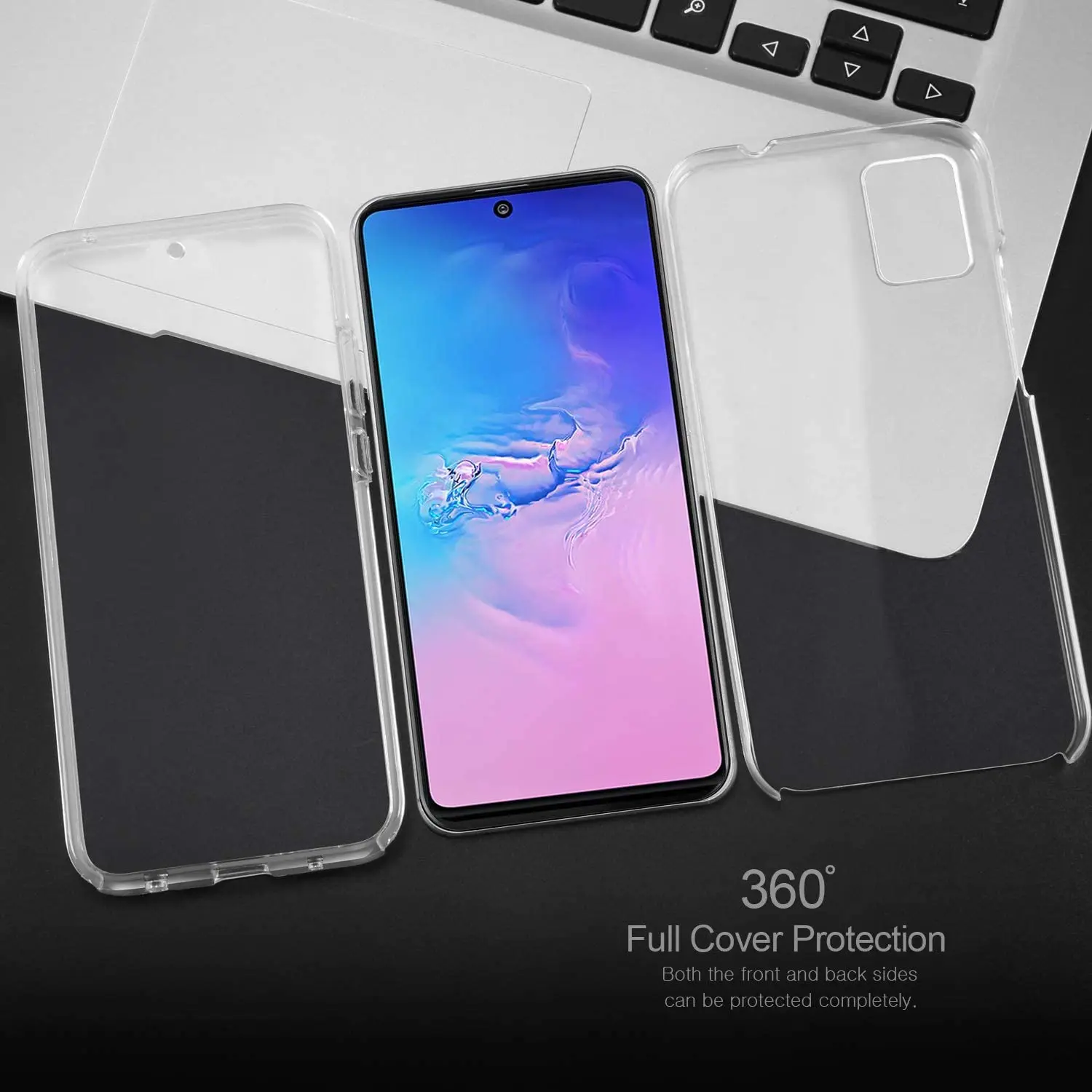 360 Full Body Case for Huawei P40 Lite E P30 Pro P20 Honor 20 Lite 20S 10 Lite Honor 9C 9S Silicone TPU Double Clear