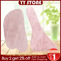 Set de Rodillo de Cuarzo Rosa y Gua Sha