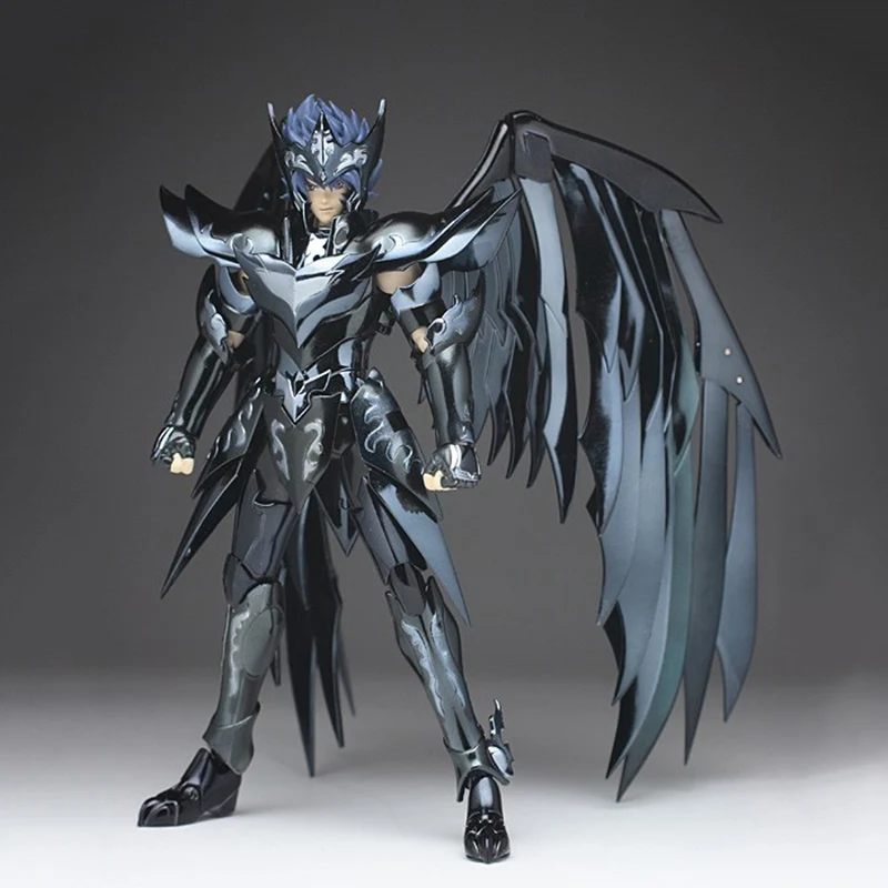 Original Bandai Tamashii Saint Seiya THE LOST CANVAS Hades Specters Black Phoenix Bennu Kagaho Action Figure Model Toys Gifts