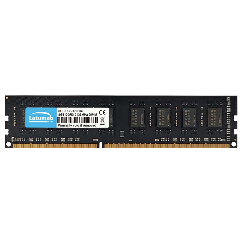 Latumab DDR3 RAM 16GB(2x8GB) 8GB 4GB 1333 1600 1866 2133 2400MHz 데스크탑 메모리 PC3-14900, 240 핀 DIMM 1.5V RAM DDR3 메모리