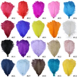 30-35 CM Pink Ostrich Feathers 10/20/50 PCS Dyed Colorful Plumes For DIY Jewelry Wedding Party Home Decoration Crafts Wholesale