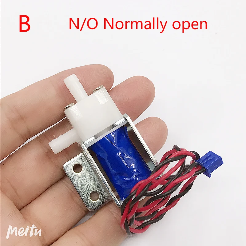 DC 12V Micro Mini Electric Solenoid Valve N/C Normally Closed Water Valve N/O Normally Open Water Valve Air Valve