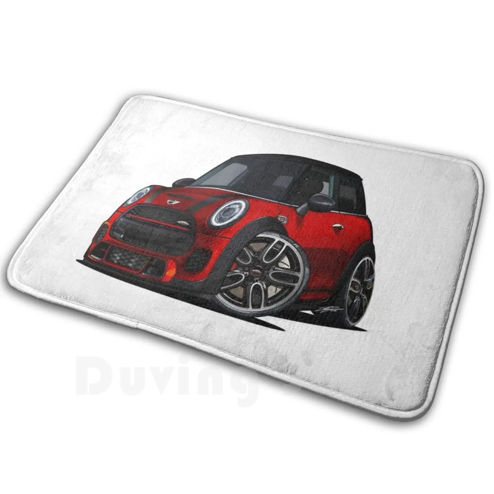 2019 Mini Cooper S Jcw Red Soft Non-Slip Mat Rug 120 Carpet Cushion Mini Cooper Mini Cooper S Cooper S Jcw Mini Jcw John