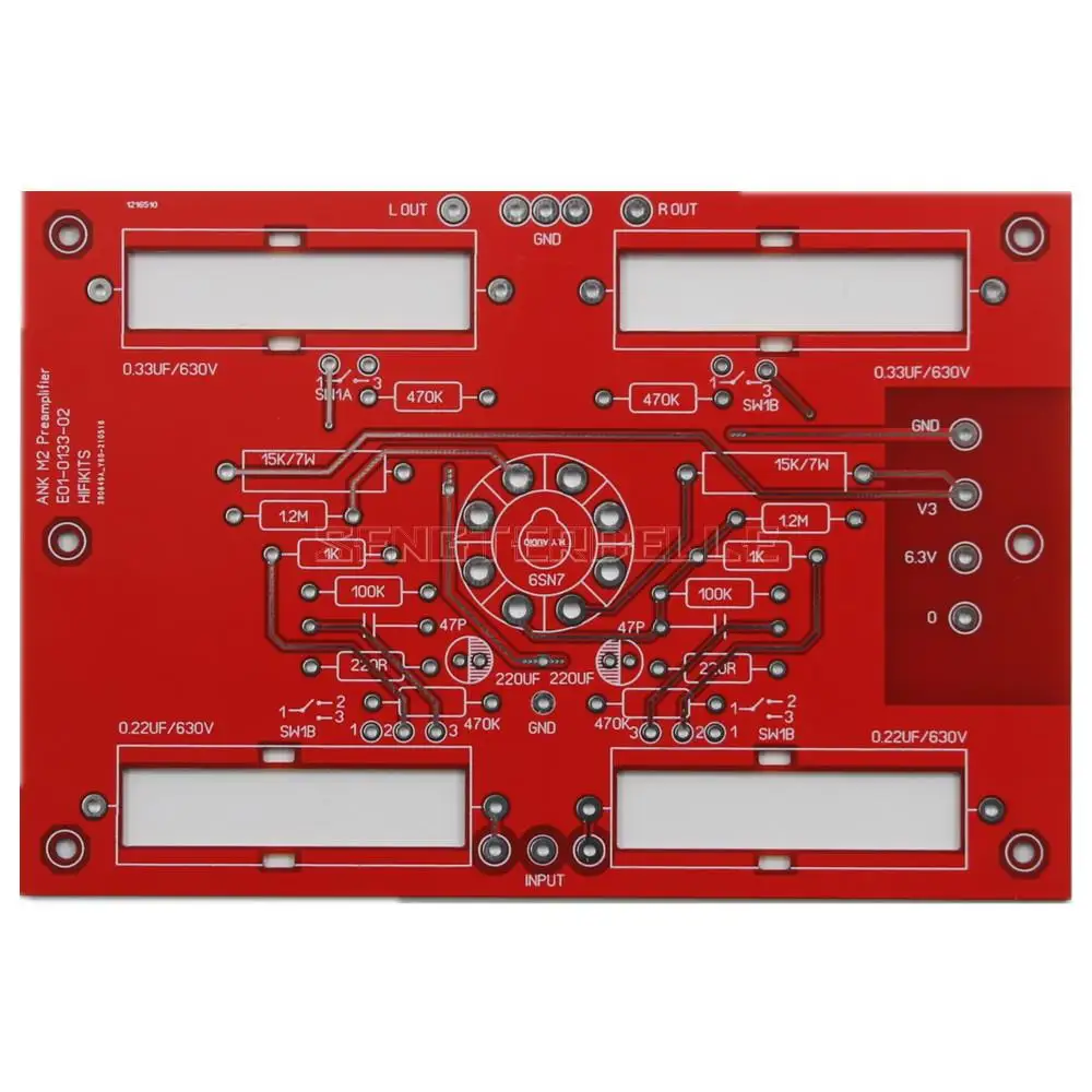 ANK M2 HiFi Electronic Tube Home Audio Preamplifier PCB With Power Supply Board Refer AUDIO NOTE MEI SHU Circuit