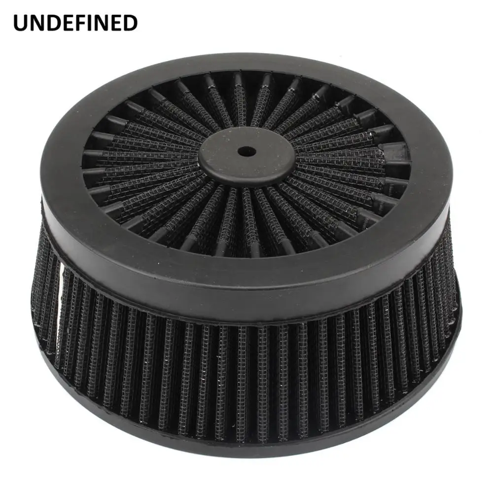 

Motorcycle Air Cleaner Filter System Inner Element Black For Harley Sportster 883 1200 XL Dyna Softail Fat Boy Touring Road King