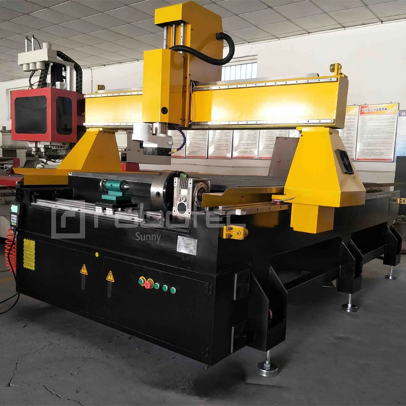 ROBOTEC ต่ำราคา4แกนเครื่อง Cnc Router 4 * * * * * * * 8ฟุต/1325ไม้เครื่อง Mdf อลูมิเนียม PVC ตัด