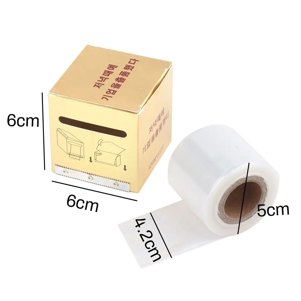 Disposable Eyebrow Tattoo Plastic Wrap Premium Preservative Film, Make Up Supplies Wrap Cover Tape for Tattoos & Microblading