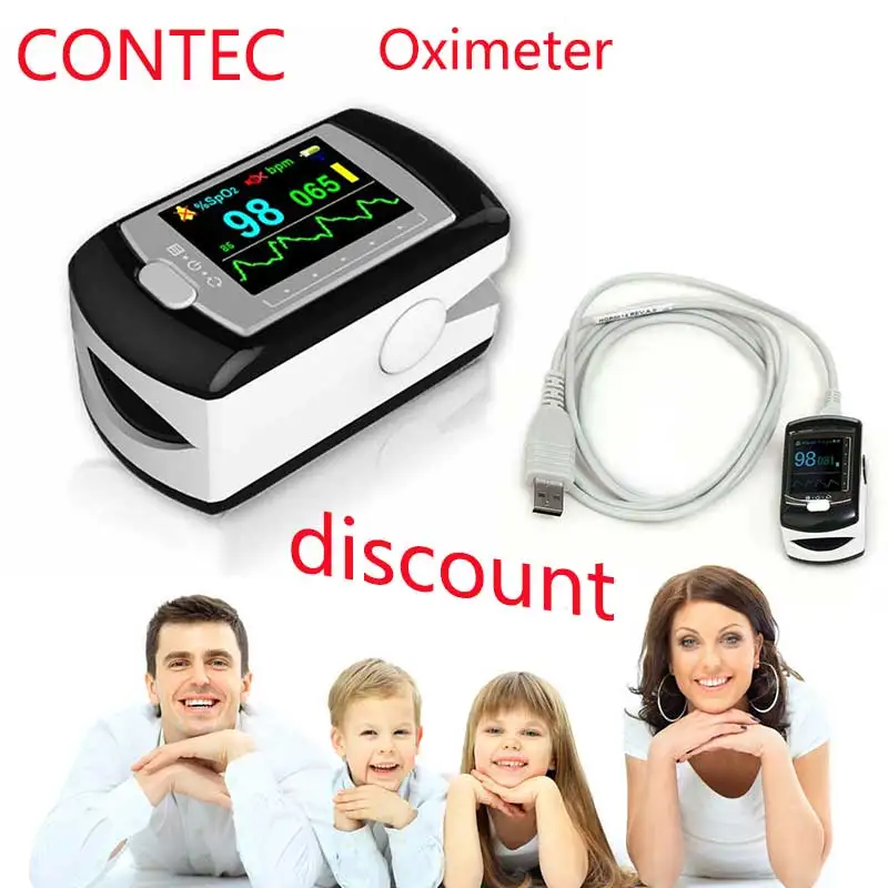 CE Approved CONTEC CMS50E Fingertip Pulse Oximeter SPO2 Blood Oxygen Monitor 1.3''OLED Display