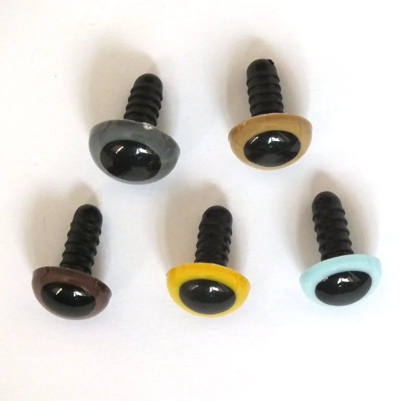 High Quality!! 20pcsx 12mm/13.5mm/15mm Plastic Safety Eyes Diy Doll Toy Accessories