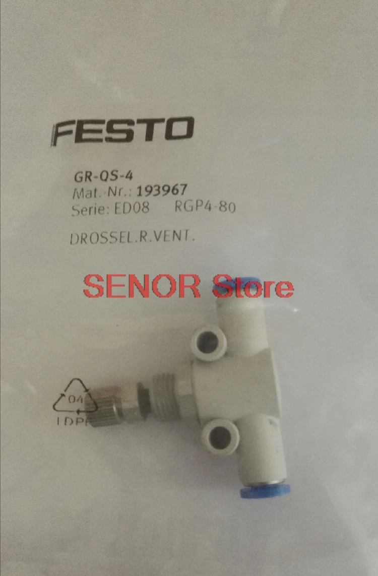 Brand new original one-way throttle valve GR-QS-4 193967