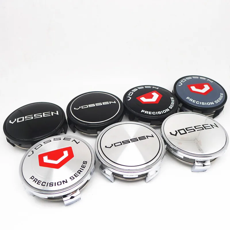 4pcs 62MM Vossen Precision Wheel Center Hub Caps Car Styling Dust Rims Cover Emblem Badge for Toyota Car Accessories