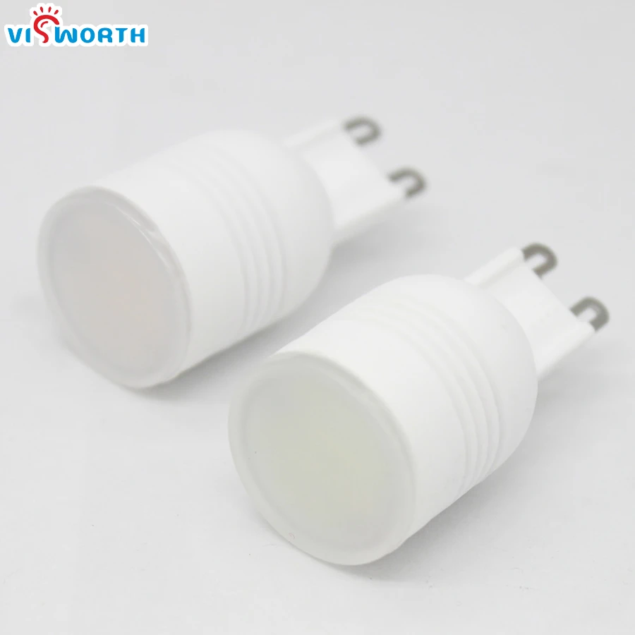 3W 5W 7W SMD3014 Led Lamp G9 Base SpotLight Ceramic Mini Body AC 110V 220V 240V Warm Cold White Led Bulbs Replace Halogen