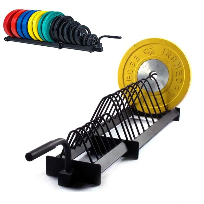 

Barbell Storage Rack Home Gym Weightlifting Squat Dumbbell Storage Rack Fitness Equipment Accessories Steel Whit Wheel Can Move