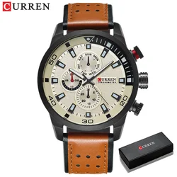 2017 CURREN Stylish Watch Men Luxury Brand Men's quartz-watch Waterproof Clock Men Wrist watches Relogio Masculino reloj hombre