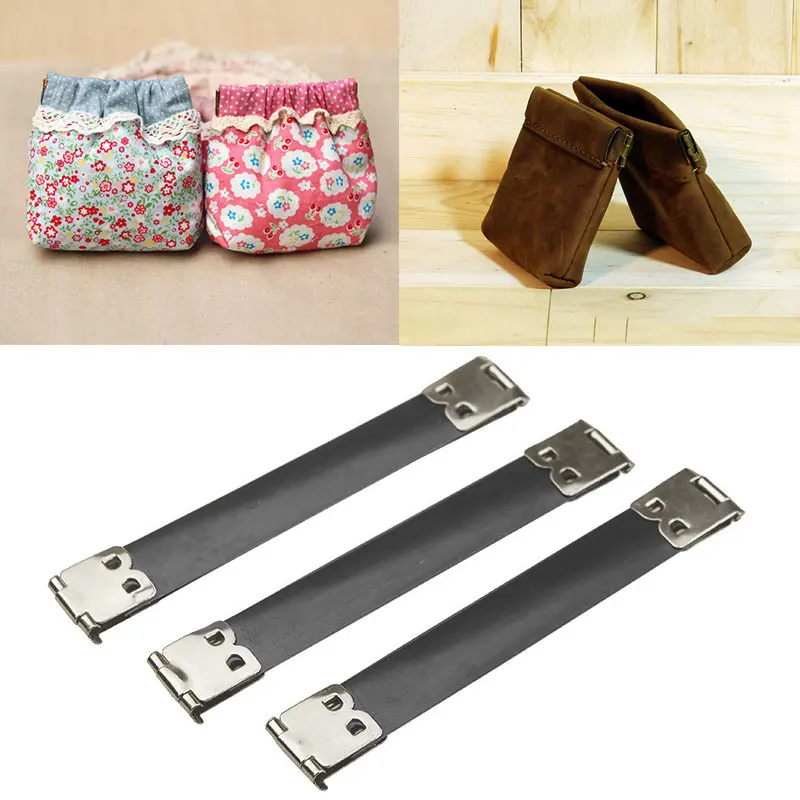 Metal Internal Flex Frames Clasp Bag Coin Purse Sewing Internal Handbag Hinges Clip Handmade Wallet Accessories 8cm/10cm/12cm