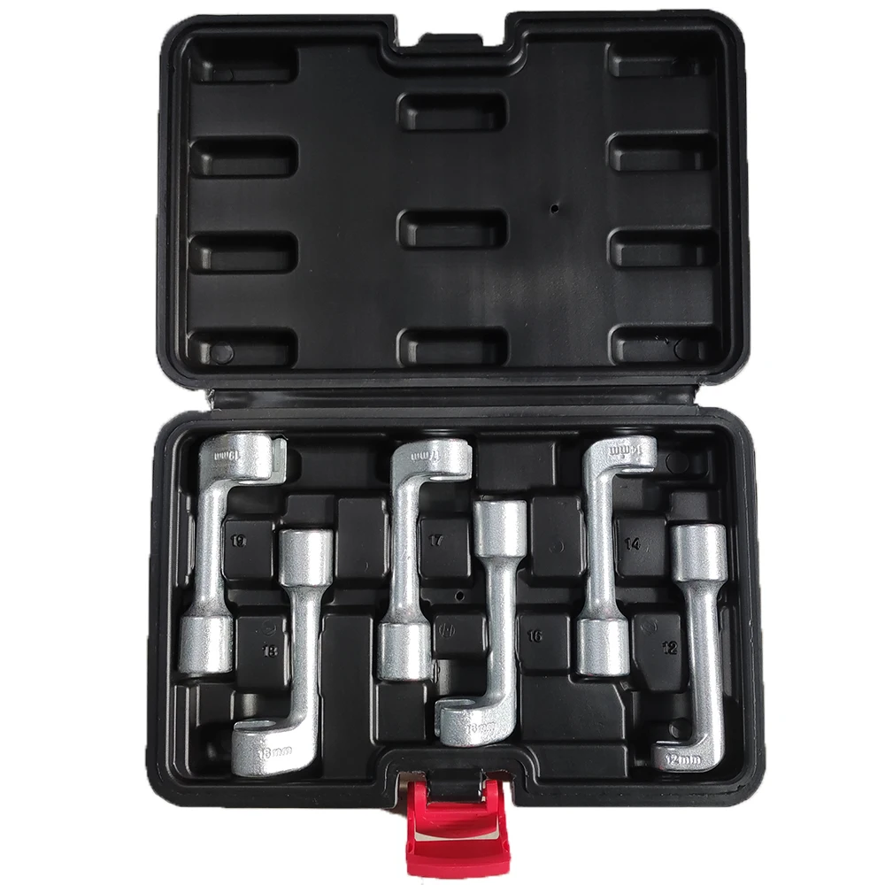 6pcs Diesel Fuel Injector Line Injection Socket Tool Set 1/2