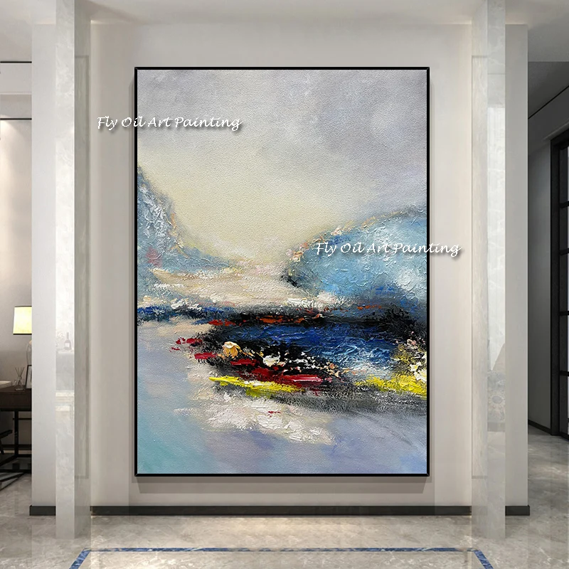 

The New Palette Abstract 100% Hand Painted Oil Painting Art Wall on Canvas Paintings Wall Decor For Hotel Office Nature View