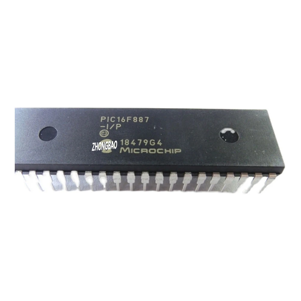 1PCS PIC16F887-I/P PIC16F887 16F887 DIP40 Embedded-ไมโครคอนโทรลเลอร์