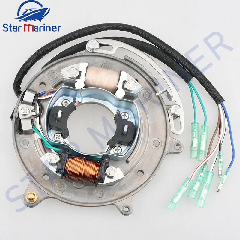 69P-85560 Charge Lighting Coil Magneto Base Assy For Yamaha 2T 25HP 30HP HIDEA PARSUN SEATAN 69P-85560-00 Boat motor