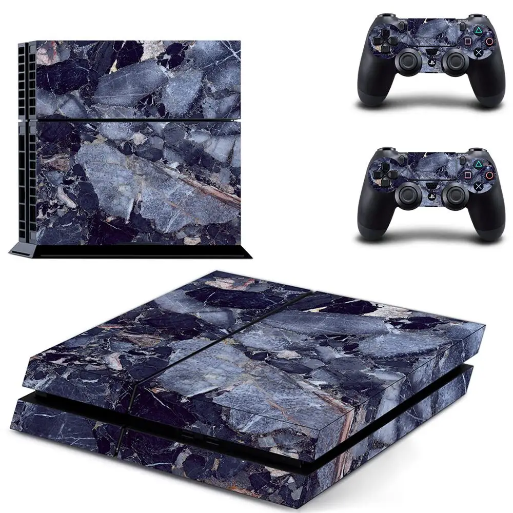 Marble Stone PS4 Stickers Play station 4 Skin PS 4 Sticker Decal Cover For PlayStation 4 PS4 Console & Controller Skins Vinyl