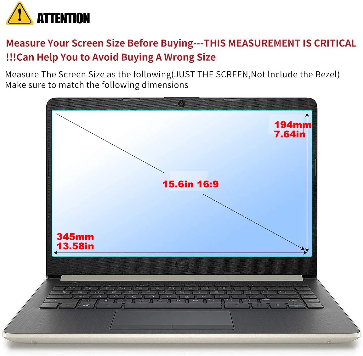 Anti emf oslnění blue​ray 15.6 palec obrazovka dávat pozor ochránce pro acer nitro AN515-54 AN515-43 AN515-55 15.6“