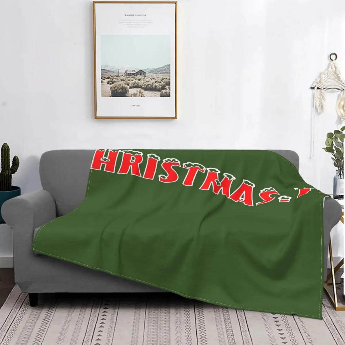 Christmastee-Manta creativa e inteligente, colcha para cama, sofá a cuadros, toalla de playa, manta de muselina, funda para niño