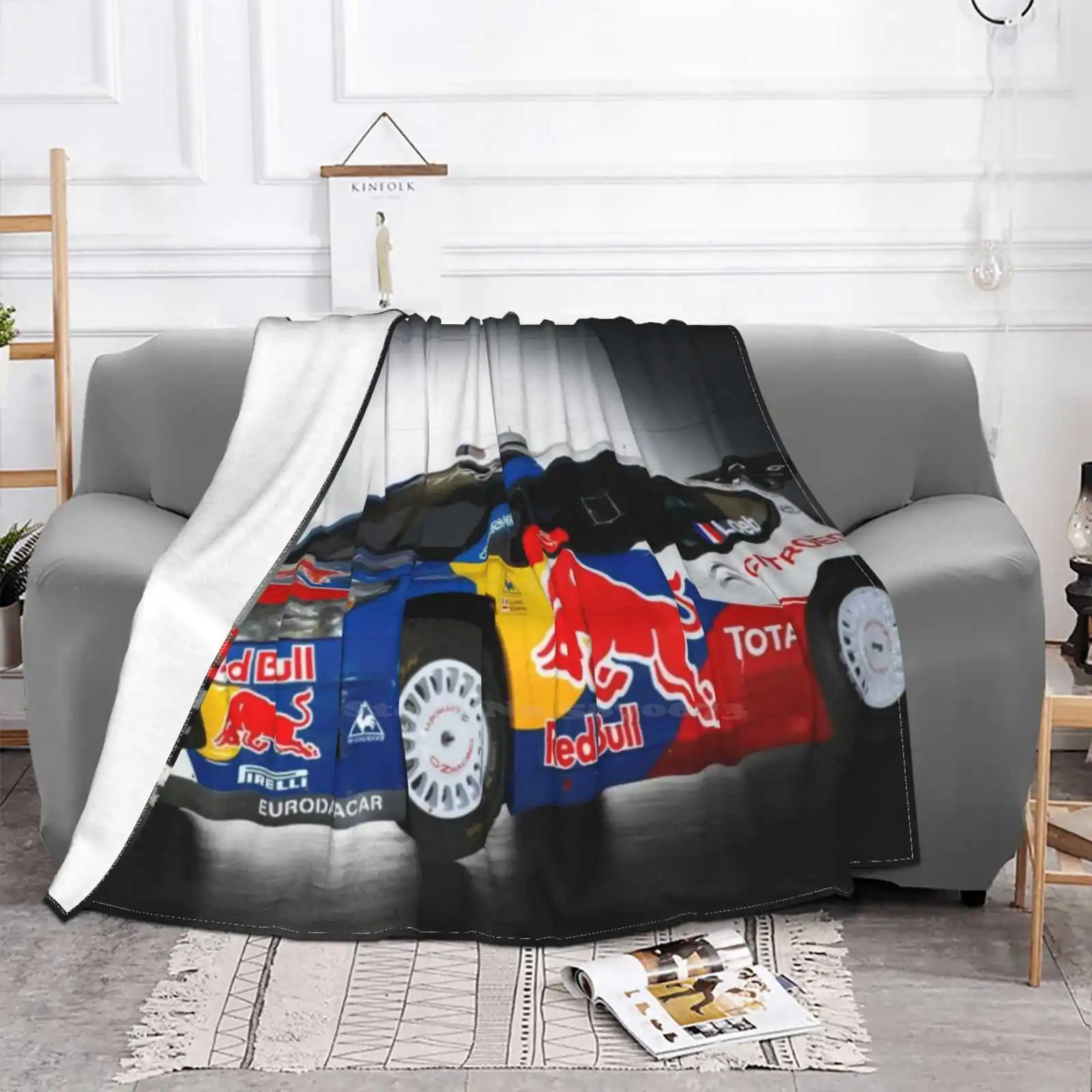 Wrc C4 Creative Design Comfortable Warm Flannel Blanket Wrc Rally 2012 C4 Racing Competition Speed Amazing Loeb Elena