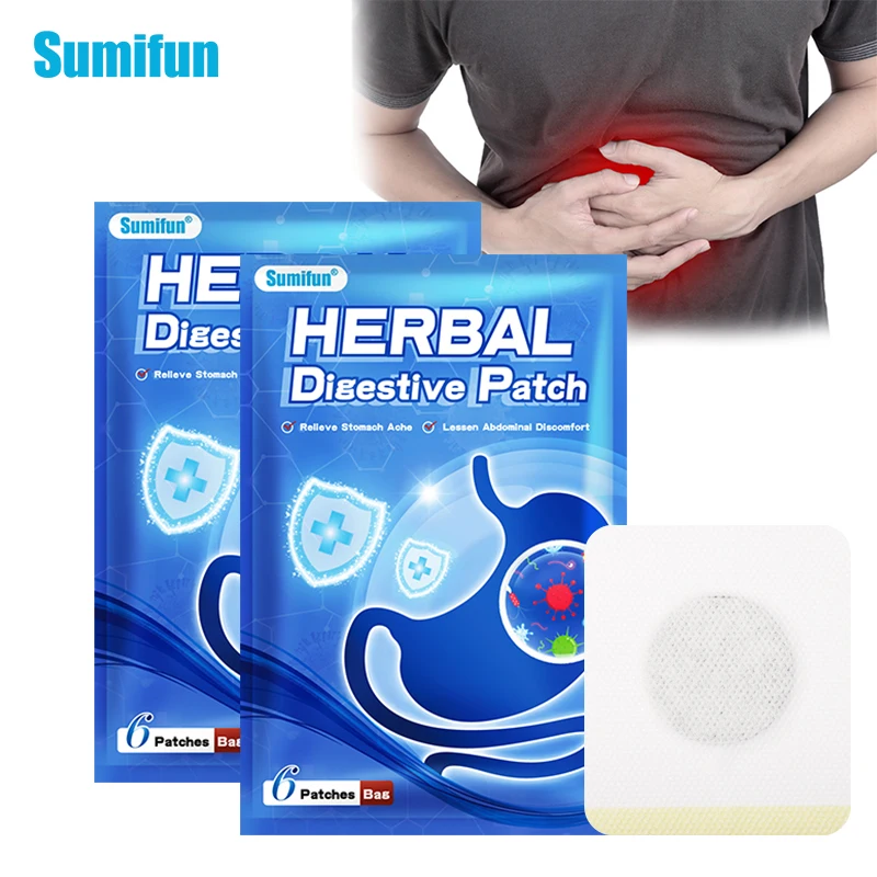 

12pcs Sumifun Stomachache Digestive Patches Gastric Ulcer Stomach Pain Gastritis Indigestion Diarrhea Dyspepsia Medical Plaster